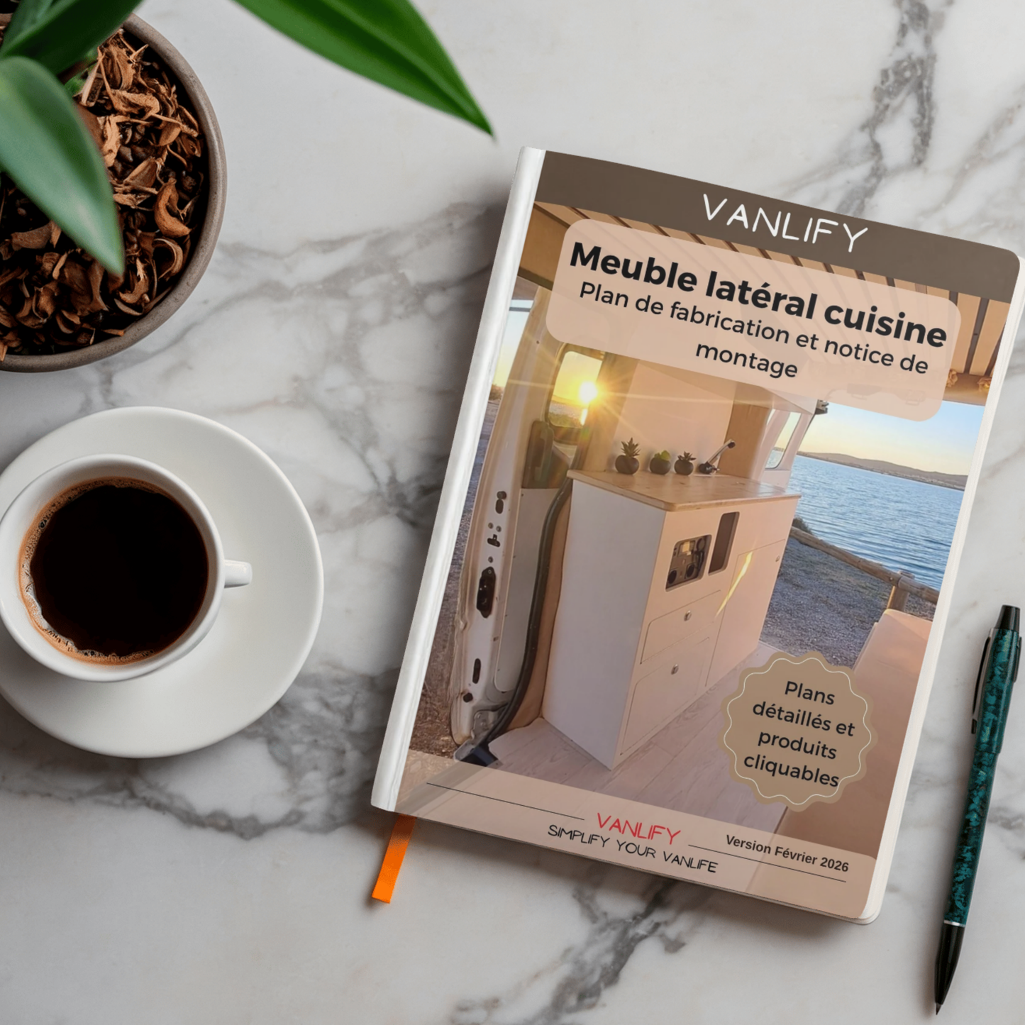 Plan PDF fabrication meuble latéral en Français et Anglais