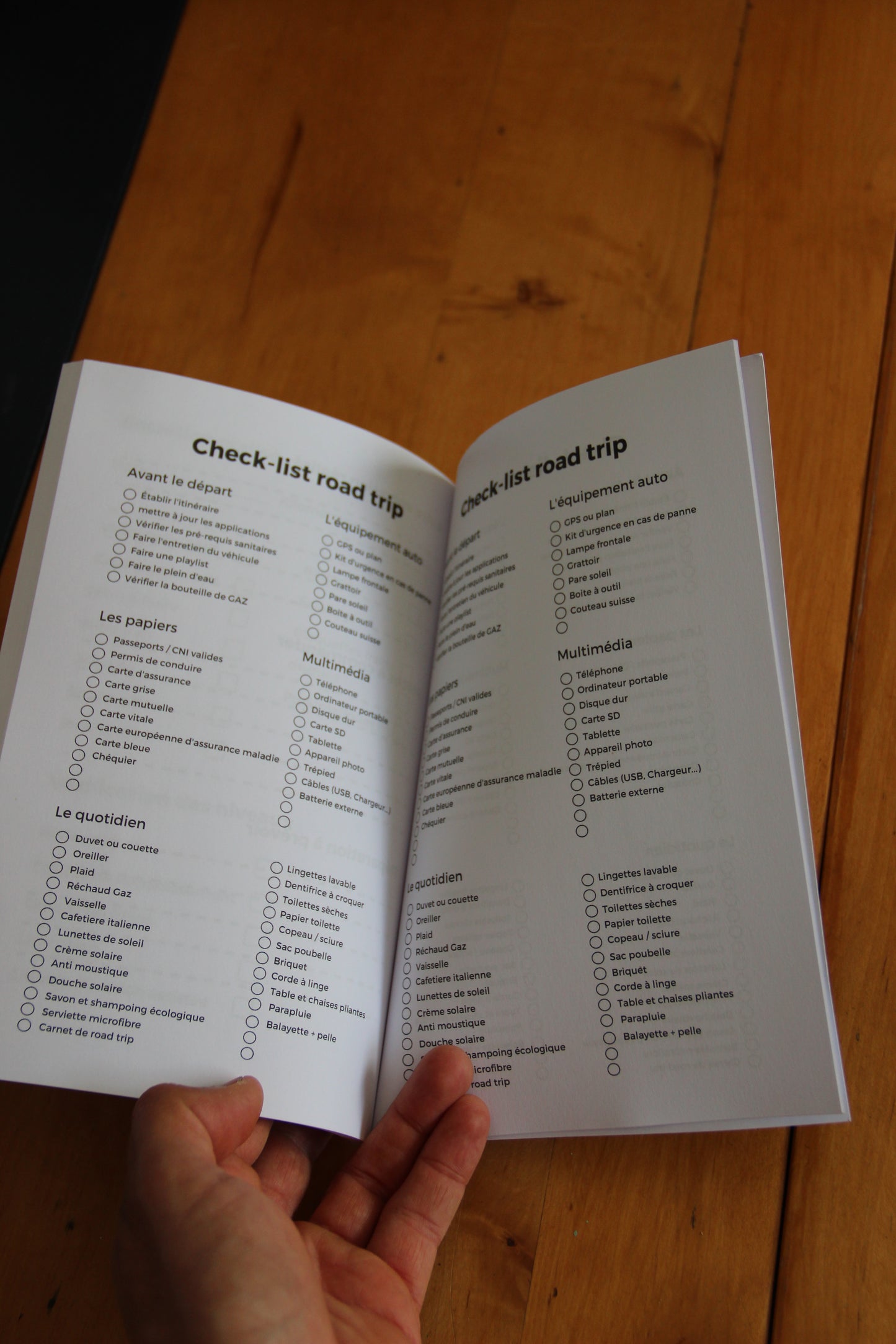 Carnet d'entretien pour VAN