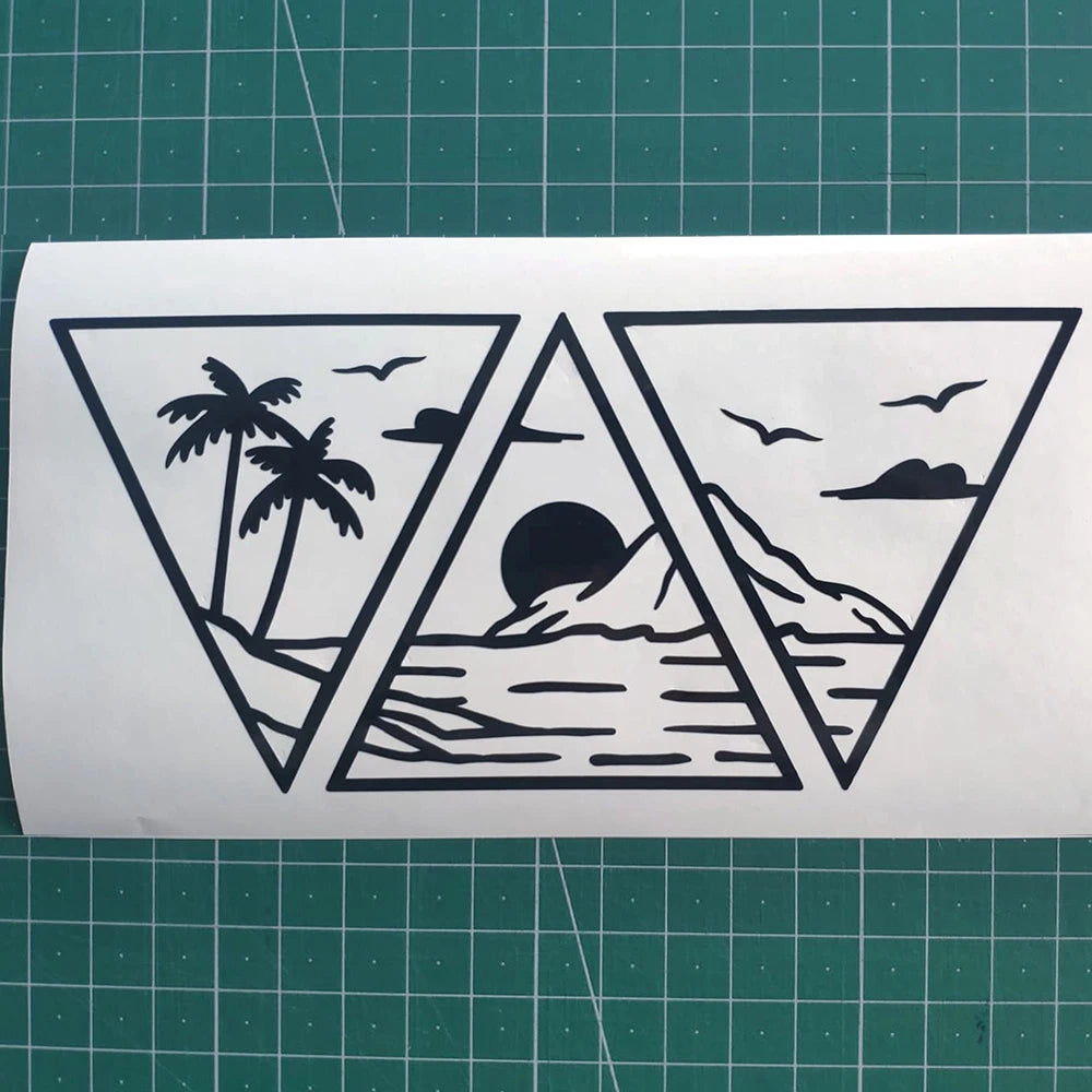 Sticker - Sunset beach