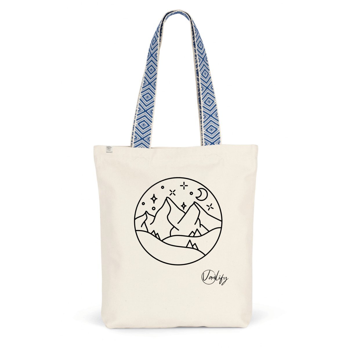 Totebag en coton BIO - Dream mountains