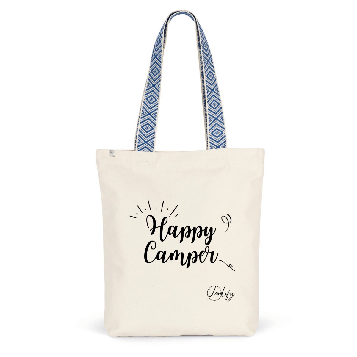 Totebag en coton BIO - Happy camper