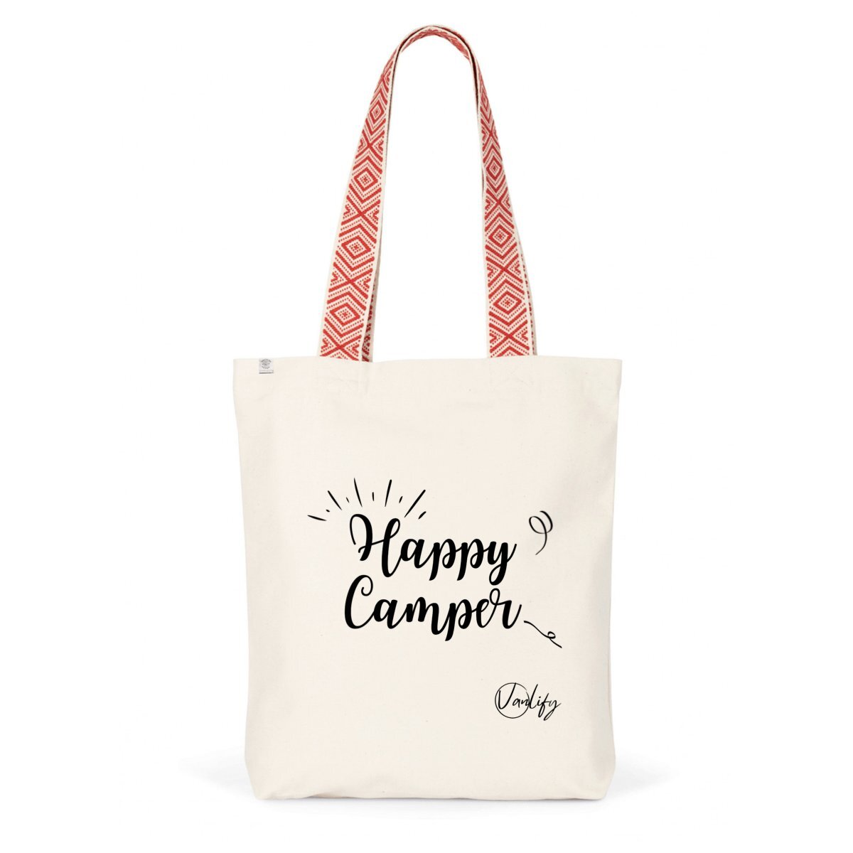 Totebag en coton BIO - Happy camper