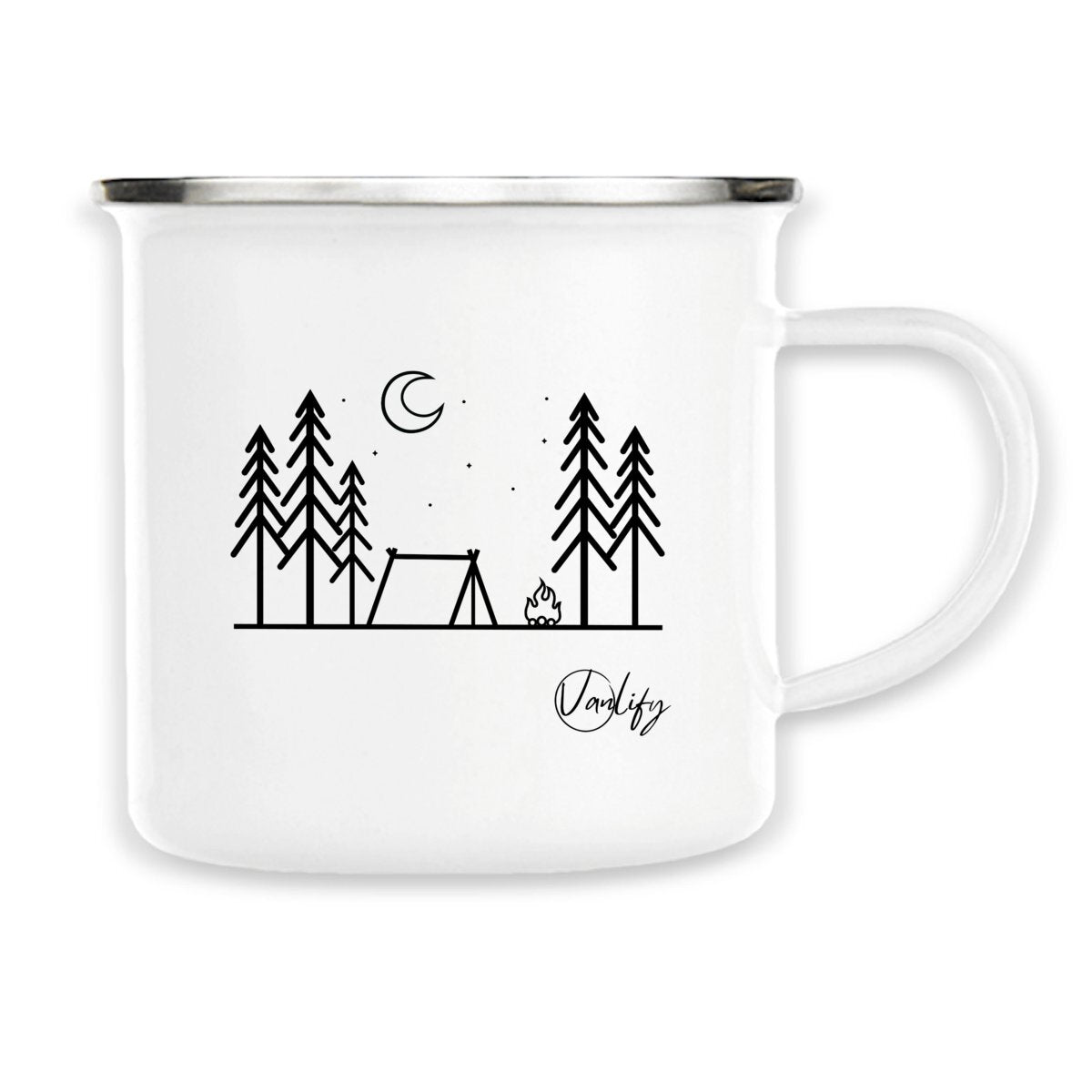 Mug en métal émaillé 300ml - Camper