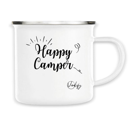 Mug en métal émaillé 300ml - Happy camper