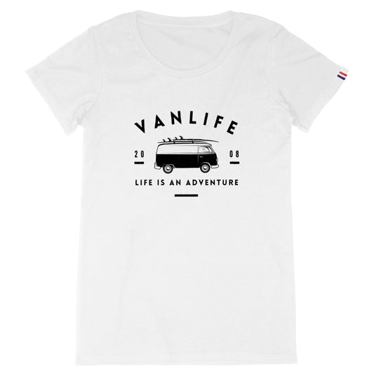 T-shirt Femme 100% Coton BIO - VANLIFE