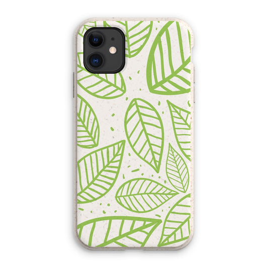 Coque de protection biodégradable pour téléphone - Leaves