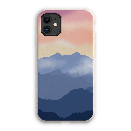 Coque de protection biodégradable pour téléphone - Mountains